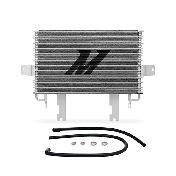 Mishimoto Transmission Cooler, Silver, fits Ford 7.3L Powerstroke 1999-2003