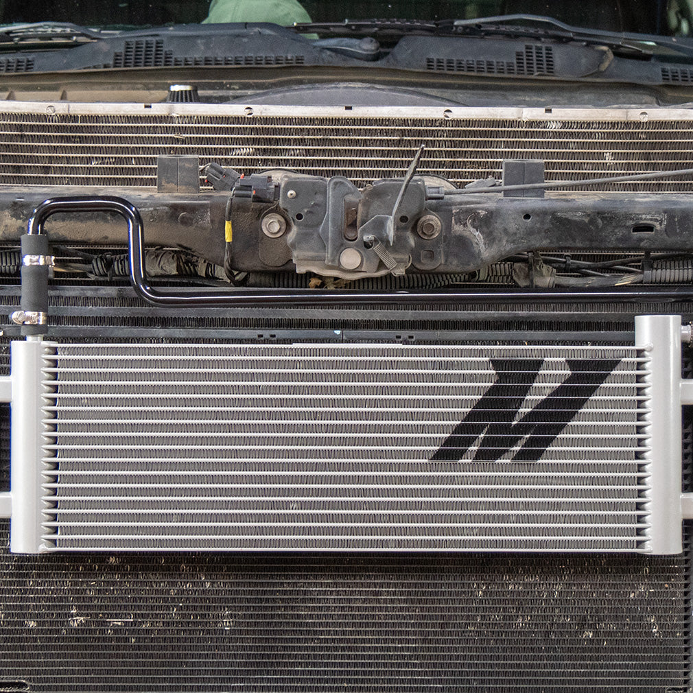 Mishimoto Transmission Cooler, Silver, fits Dodge Ram 2500/3500 6.7L Cummins 2010-2012