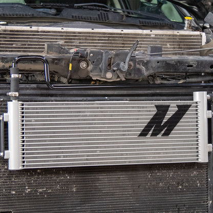 Mishimoto Transmission Cooler, Silver, fits Dodge Ram 2500/3500 6.7L Cummins 2010-2012