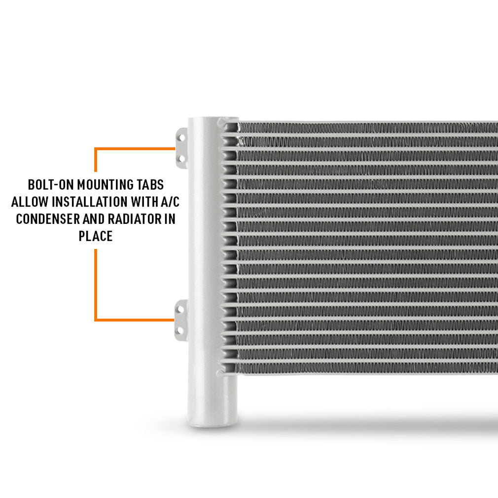Mishimoto Transmission Cooler, Silver, fits RAM 6.7L Cummins 2019-2024, 6.4L Gas 2019+