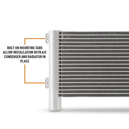 Mishimoto Transmission Cooler, Silver, fits RAM 6.7L Cummins 2019-2024, 6.4L Gas 2019+