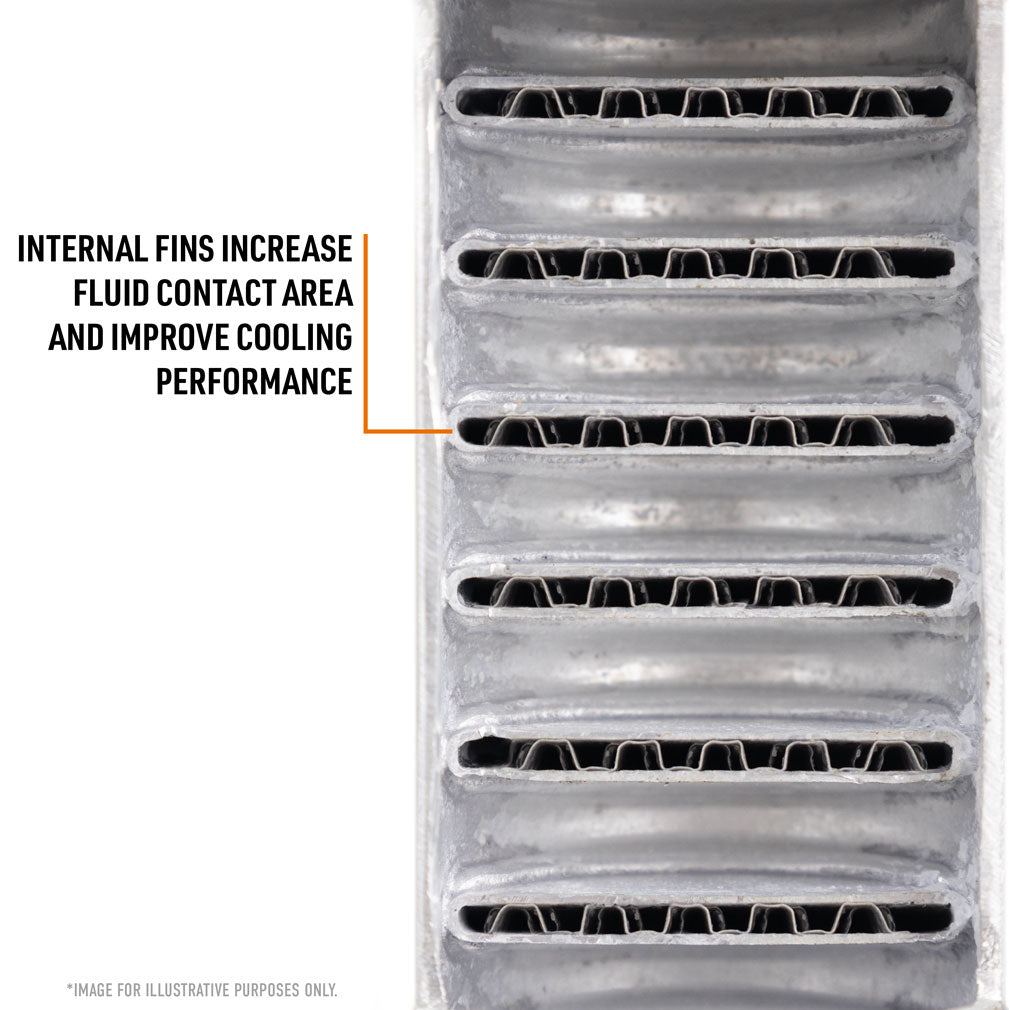 Mishimoto Transmission Cooler, Silver, fits RAM 6.7L Cummins 2019-2024, 6.4L Gas 2019+