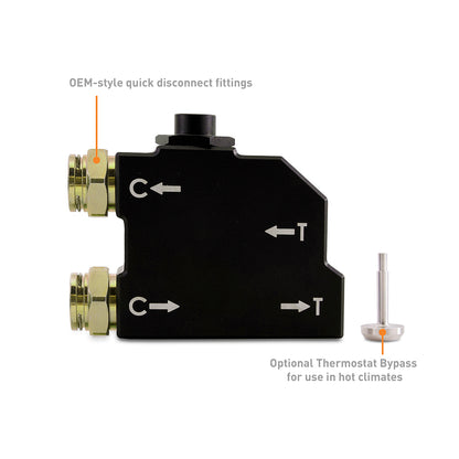 Mishimoto Thermal Bypass Valve Kit, fits Dodge Ram 6.7L Cummins 2013-2018