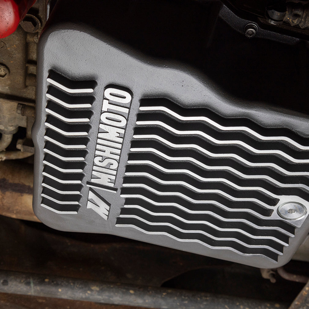 Mishimoto Aluminum Transmission Pan, fits Chevrolet/GMC 6.6L Duramax 2001-2019
