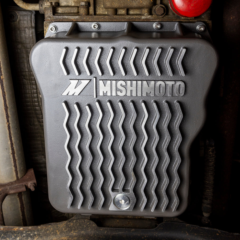 Mishimoto Aluminum Transmission Pan, fits Chevrolet/GMC 6.6L Duramax 2001-2019