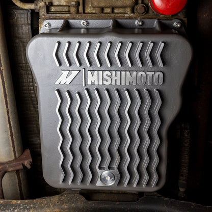 Mishimoto Aluminum Transmission Pan, fits Chevrolet/GMC 6.6L Duramax 2001-2019