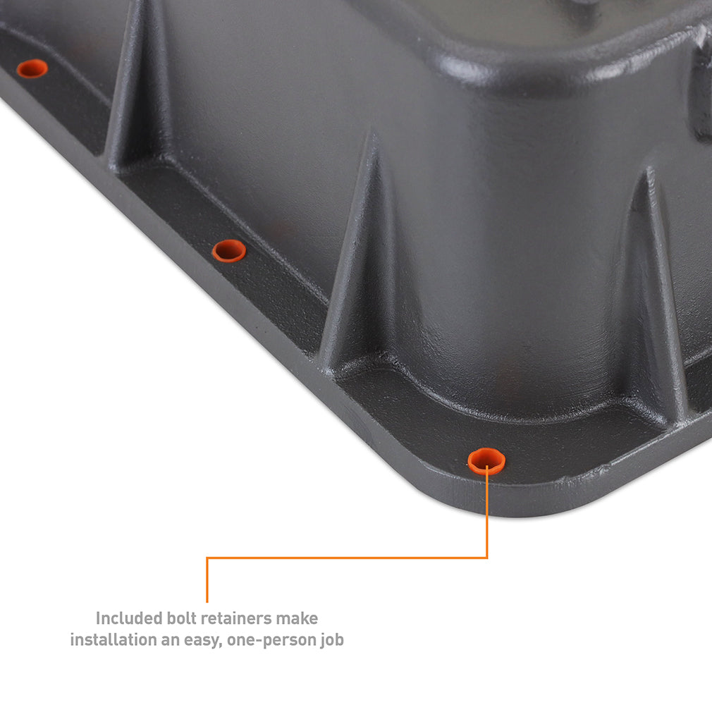 Mishimoto Aluminum Transmission Pan, fits Chevrolet/GMC 6.6L Duramax 2001-2019