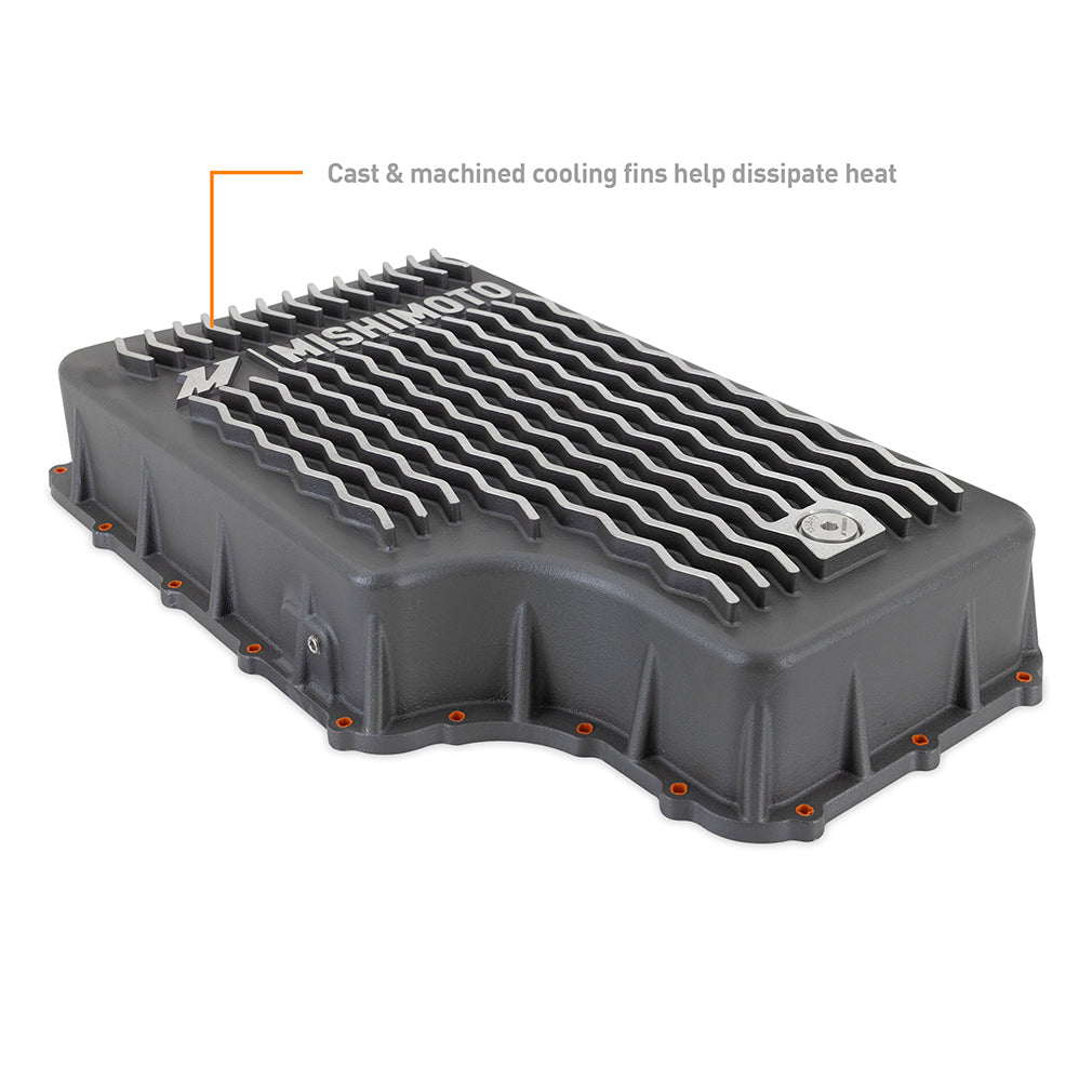 Mishimoto Aluminum Transmission Pan, fits Ford 6.7L Powerstroke 2011-2019
