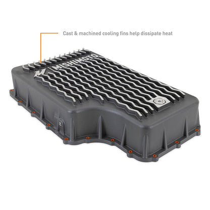 Mishimoto Aluminum Transmission Pan, fits Ford 6.7L Powerstroke 2011-2019