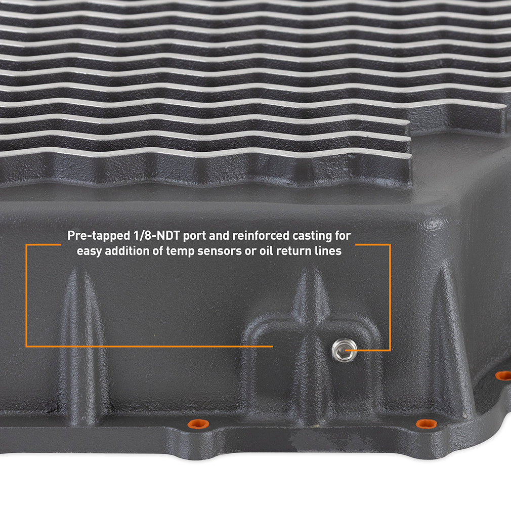 Mishimoto Aluminum Transmission Pan, fits Ford 6.7L Powerstroke 2011-2019