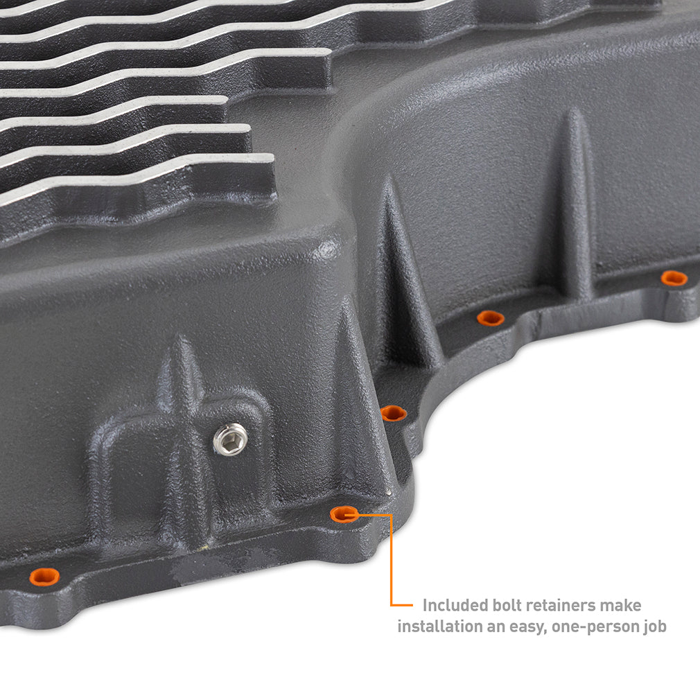 Mishimoto Aluminum Transmission Pan, fits Ford 6.7L Powerstroke 2011-2019