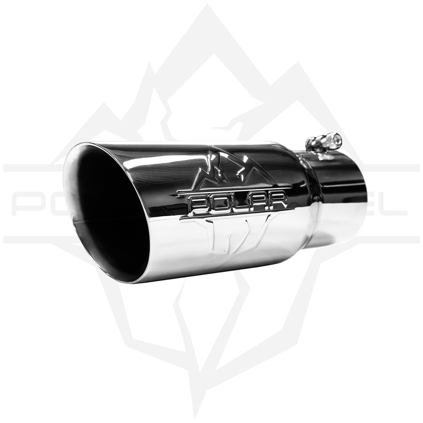 Polar 304SS Polished Oval Exhaust Tip