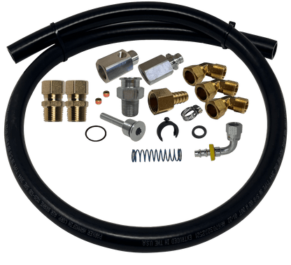 FASS PACCAR Fuel Line Adapter Kit for Trucks without Frame Mounted Water Separator