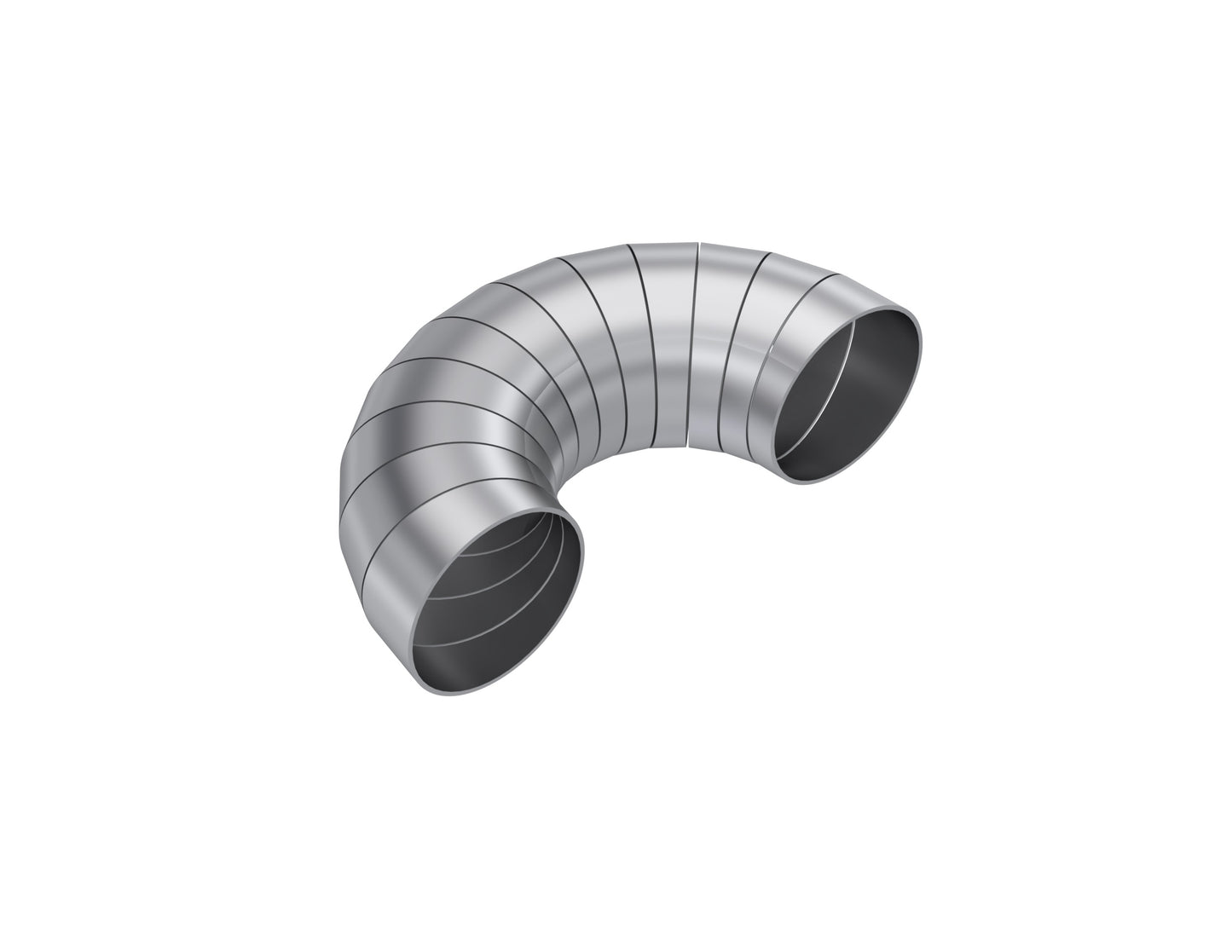 MBRP T304SS 2.5" Diameter, 180 degree, Pie Cut. PC15211