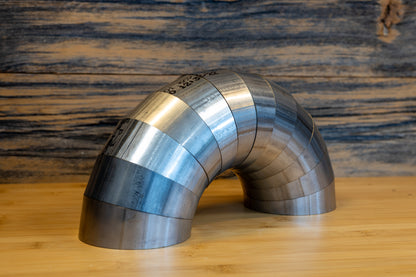 MBRP T304SS 4" Diameter, 180 degree, Pie Cut. PC15213