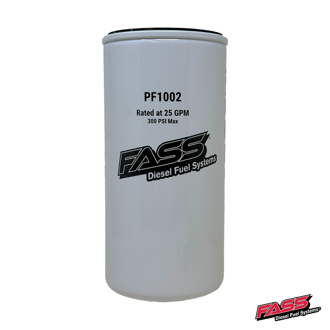 FASS Fuel Systems Particulate Filter 300 PSI Max Rate 25 GPM 2 Micron