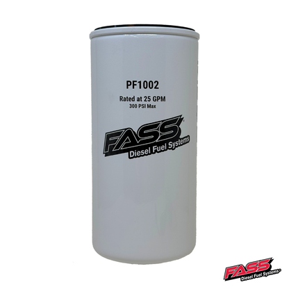 FASS Fuel Systems Particulate Filter 300 PSI Max Rate 25 GPM 2 Micron