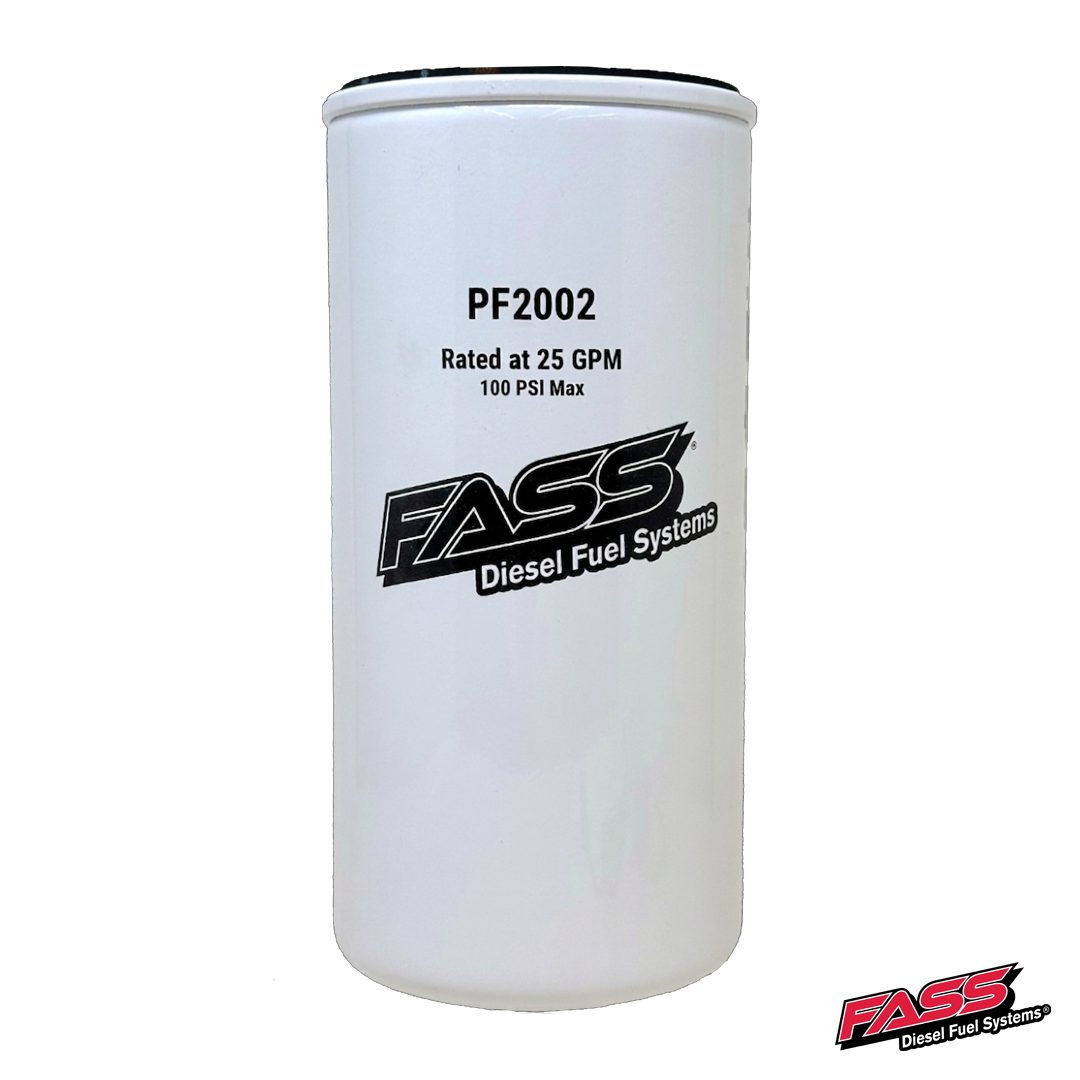 FASS Fuel Systems Particulate Filter 144 Microns 100 PSI Max Rated 25 GPM