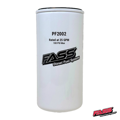 FASS Fuel Systems Particulate Filter 144 Microns 100 PSI Max Rated 25 GPM