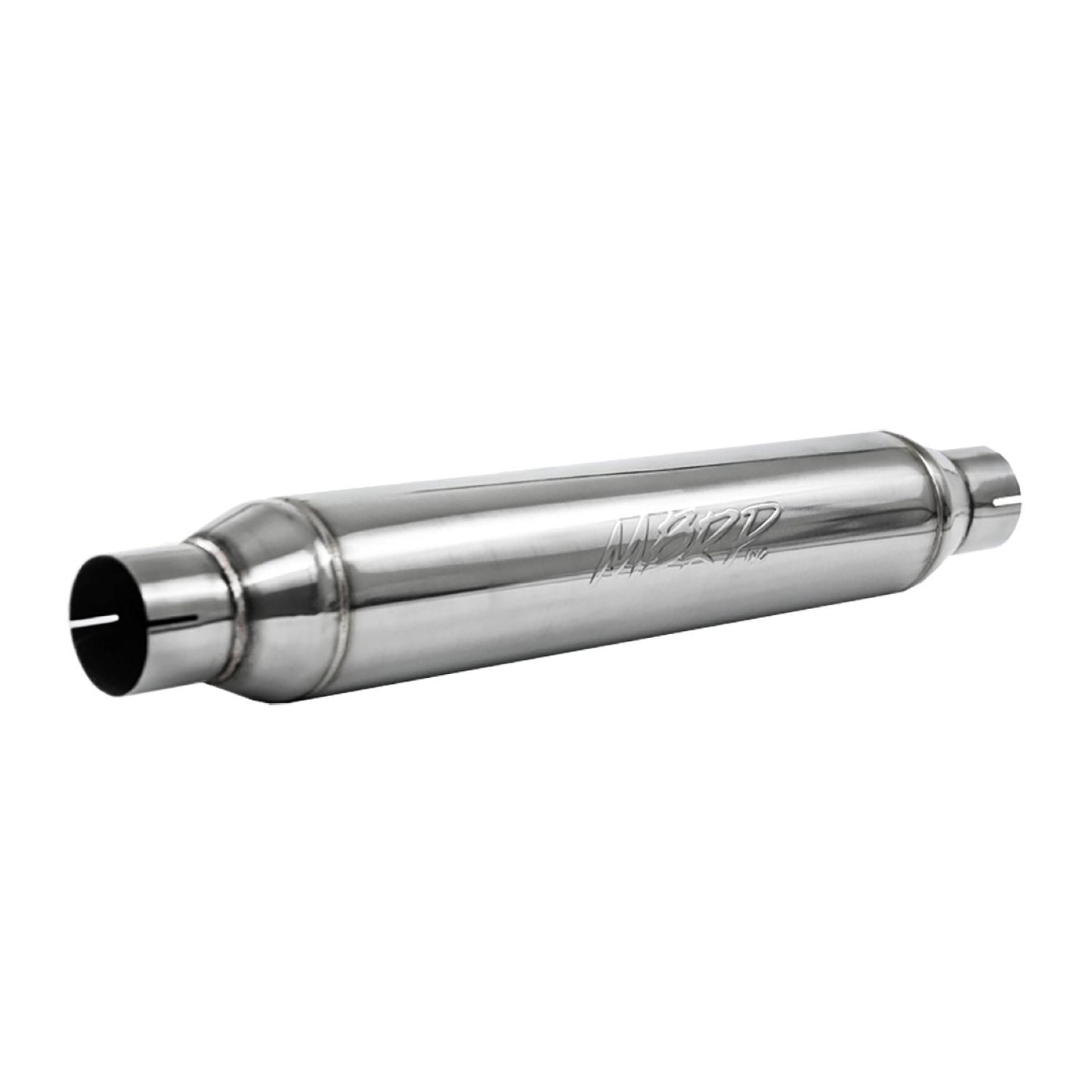 MBRP Resonator. 2.5in. Inlet. Outlet. 22in. body. 26in. overall. T304 R1016