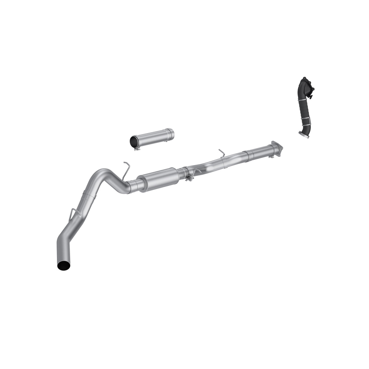 MBRP 4in. Cat-Back Single Side with Downpipe, AL. S6001P