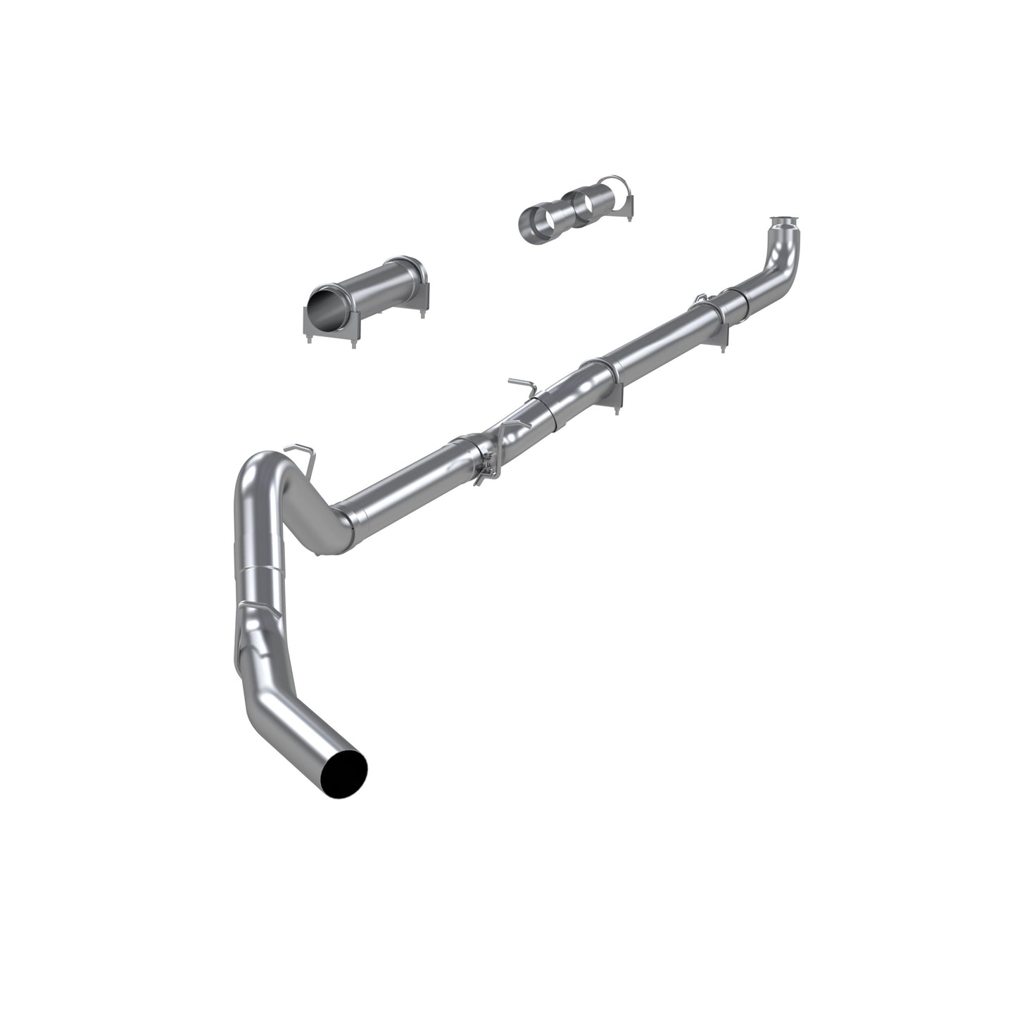 MBRP 4in. Cat-Back. Single Side Exit. No Muffler. AL S6004PLM