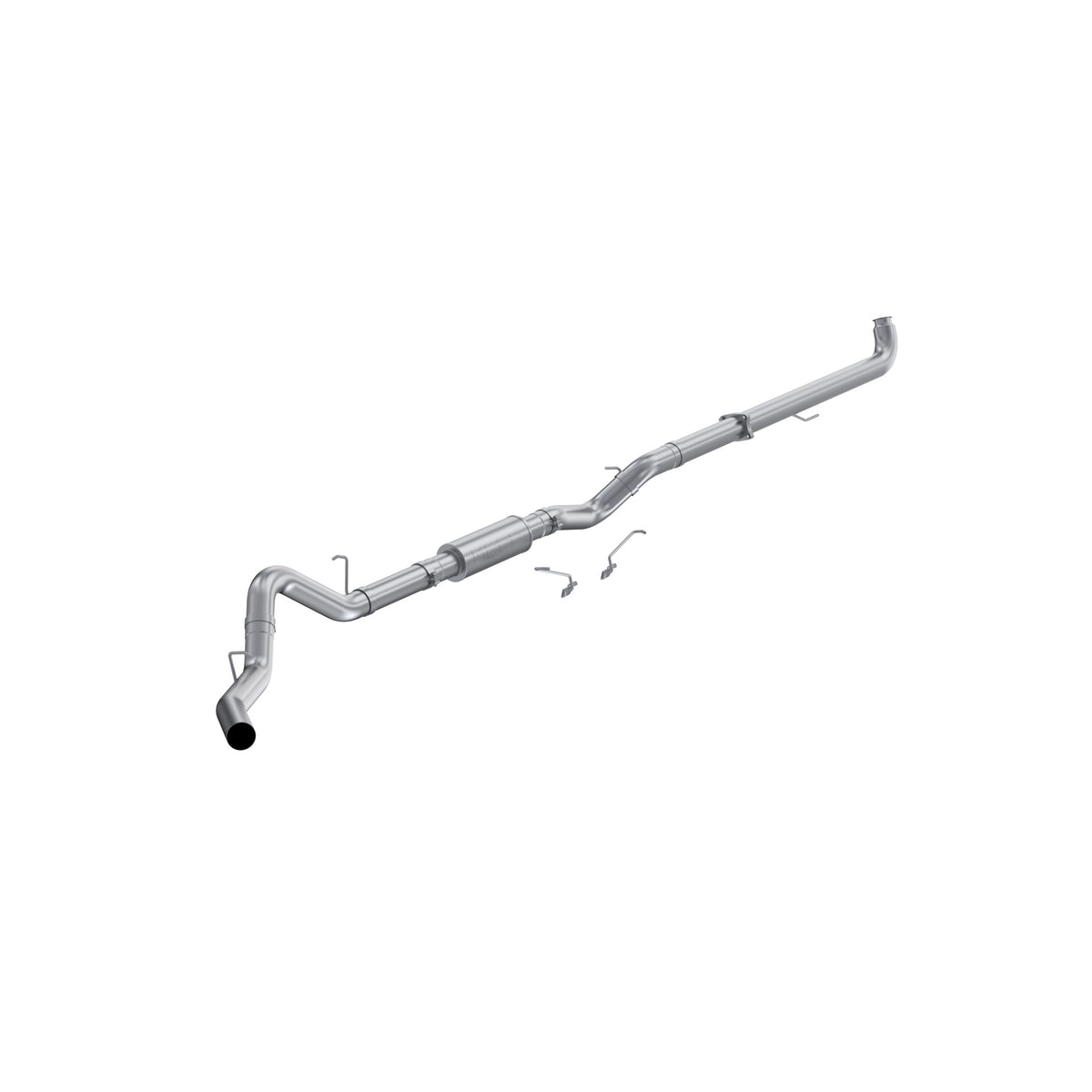MBRP 4in. Downpipe-Back. Single Side Exit. AL S6005P