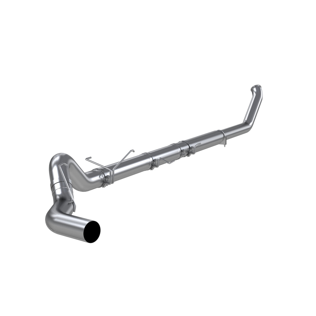 MBRP 5in. Turbo Back. Single Side Exit. No Muffler. AL S61140PLM