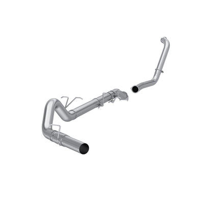 MBRP 4in. Turbo Back. Single Side. Retains Stock Cat. AL. No Muffler S6206PLM