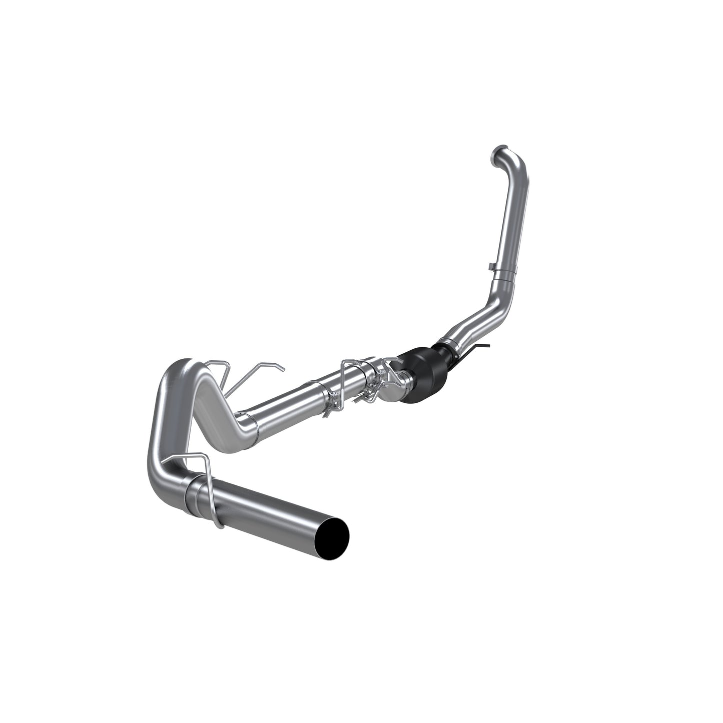MBRP 4in. Turbo Back. Single Side Exit. No Muffler. Retains Stock Cat. AL S6212PLM