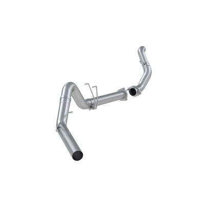 MBRP 4in. Filter Back Single Side with Downpipe, AL, No Muffler. S6284PLM