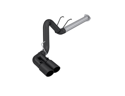 MBRP 4in. Filter Back. Single Side Dual Exit. BLK S6290BLK
