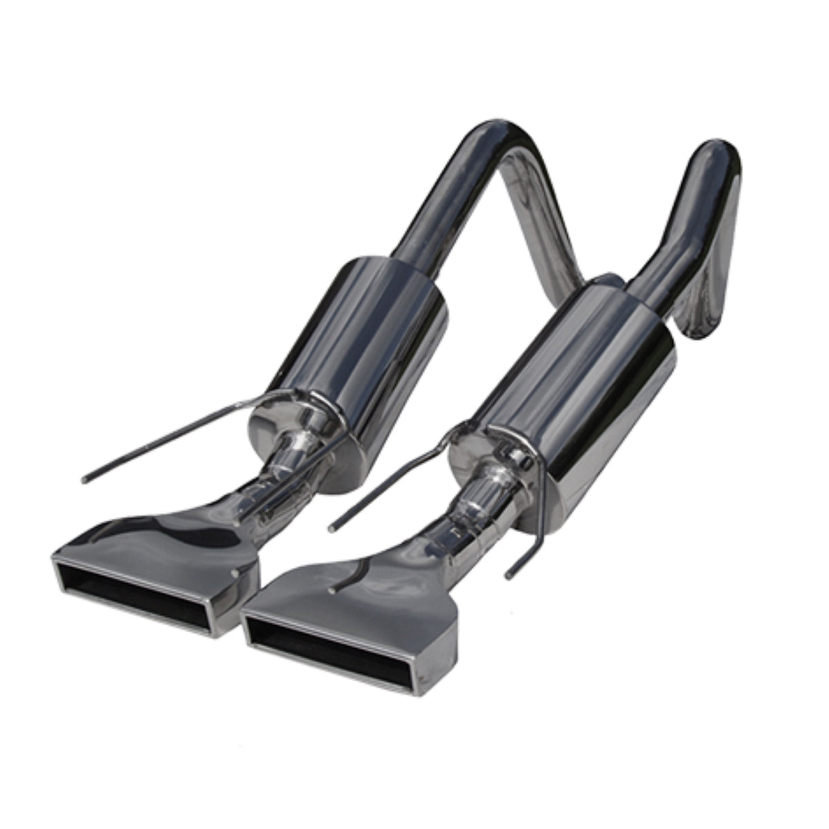 MBRP 2.5in. Axle-Back. Dual Muffler. Dual Rear Exit. T304 S7002304