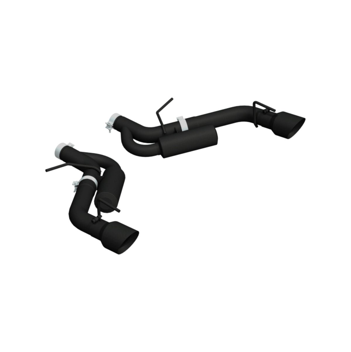 MBRP 3in. Axle-Back. Dual Rear Exit. BLK S7034BLK