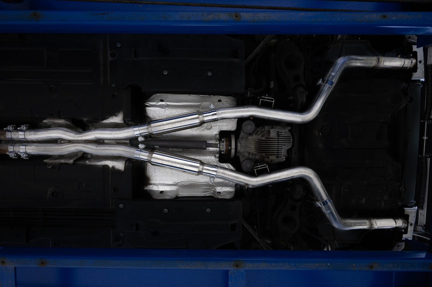 MBRP 3in. Cat-Back, Dual Rear Exit, AL, Street Profile. S7103AL