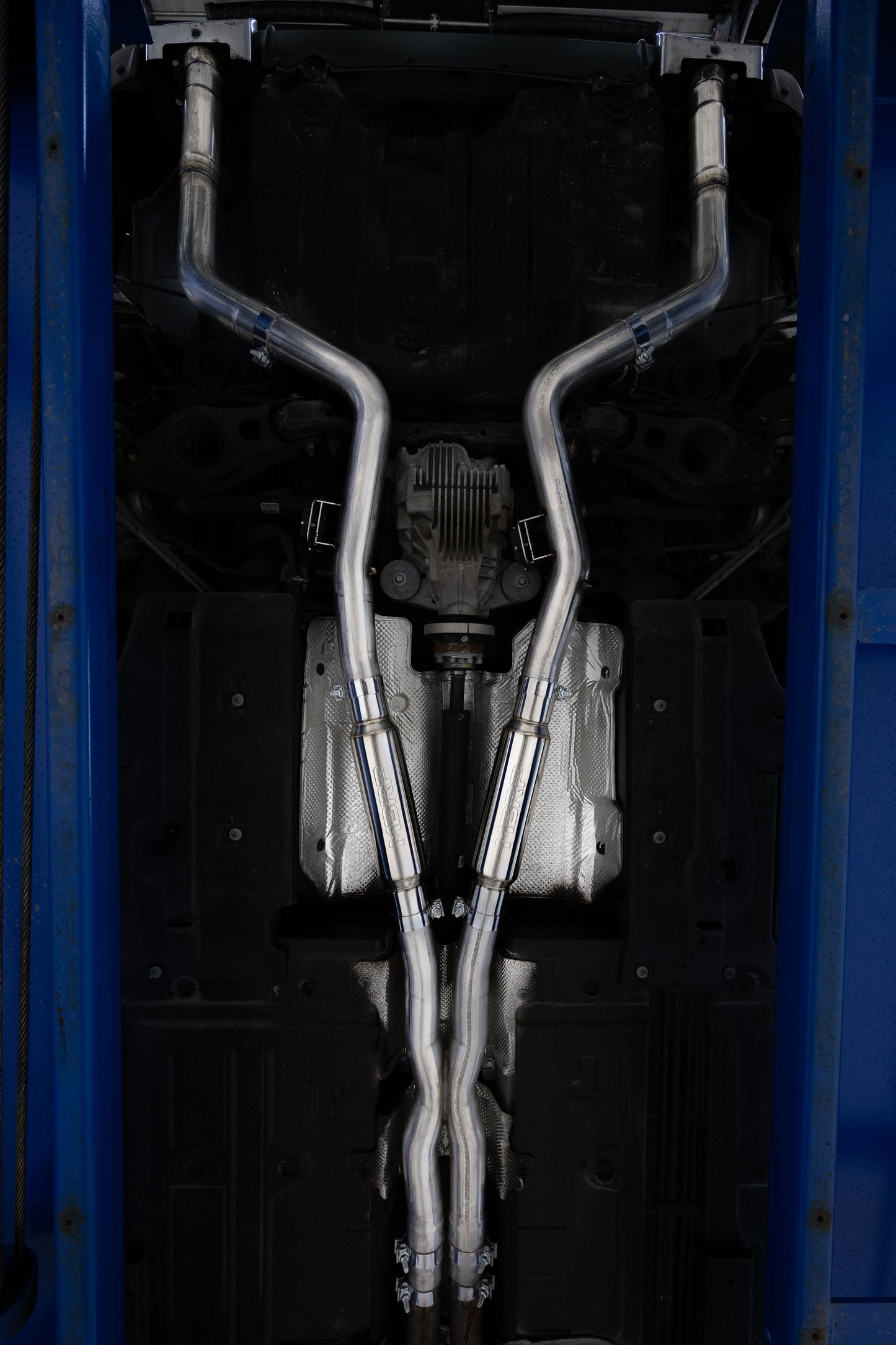MBRP 3in. Cat-Back, Dual Rear Exit, T304, Street Profile. S7103304