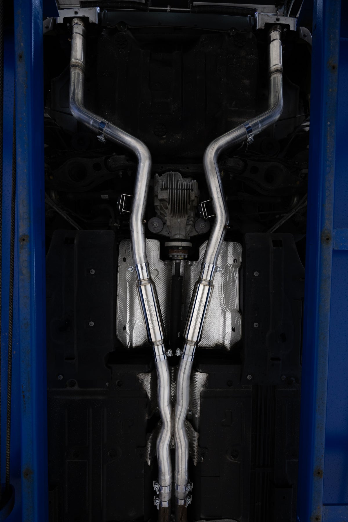 MBRP 3in. Cat-Back, Dual Rear Exit, AL, Street Profile. S7103AL