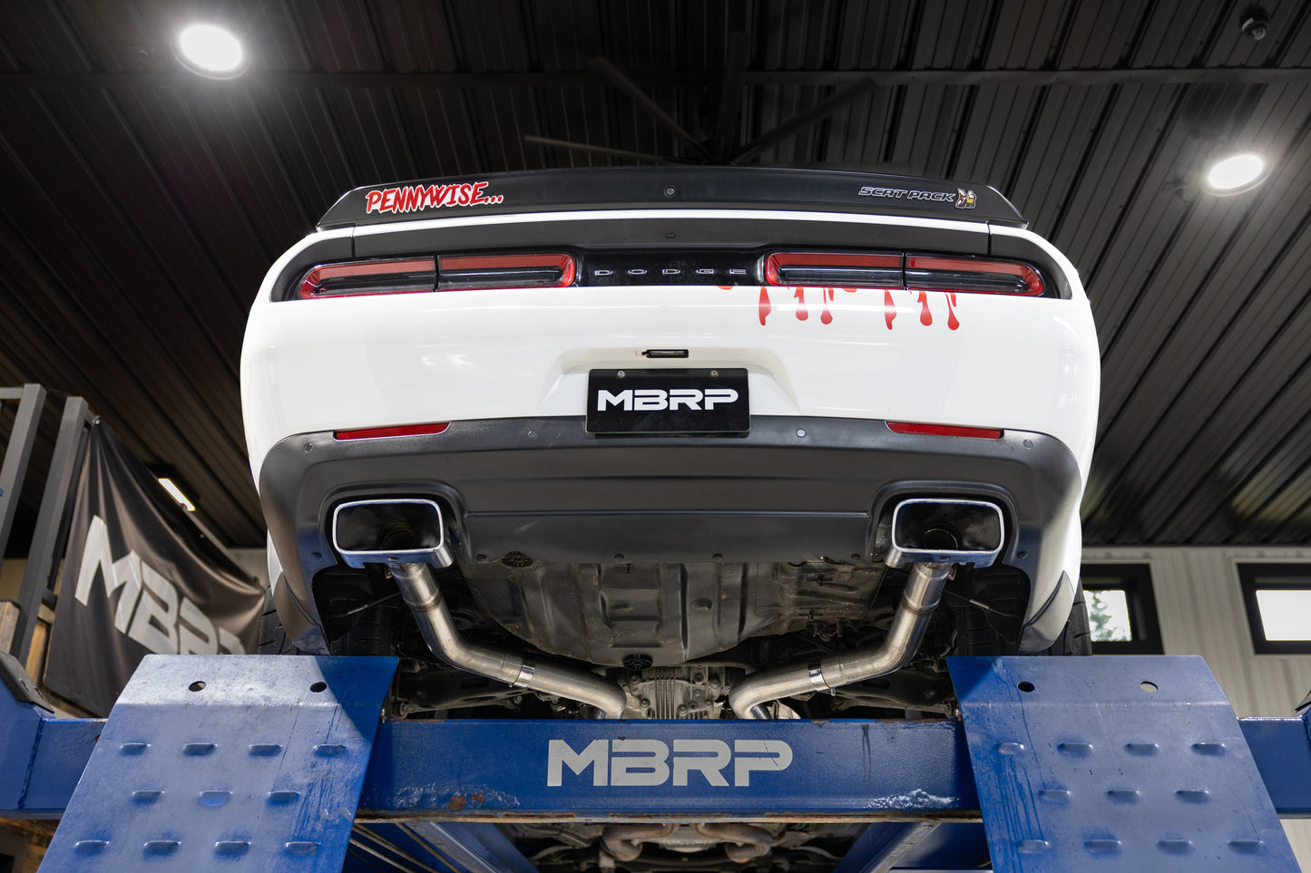 MBRP 3in. Cat-Back, Dual Rear Exit, T304, Street Profile. S7103304