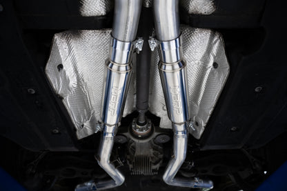 MBRP 3in. Cat-Back, Dual Rear Exit, T304, Street Profile. S7103304