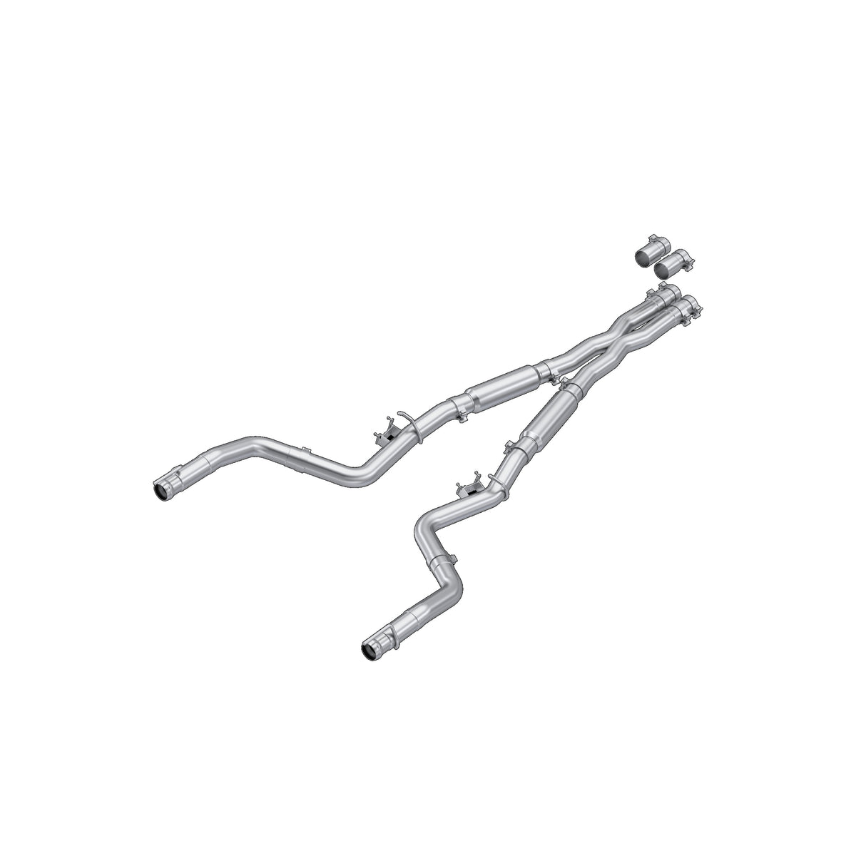 MBRP 3in. Cat-Back, Dual Rear Exit, T304, Street Profile. S7103304