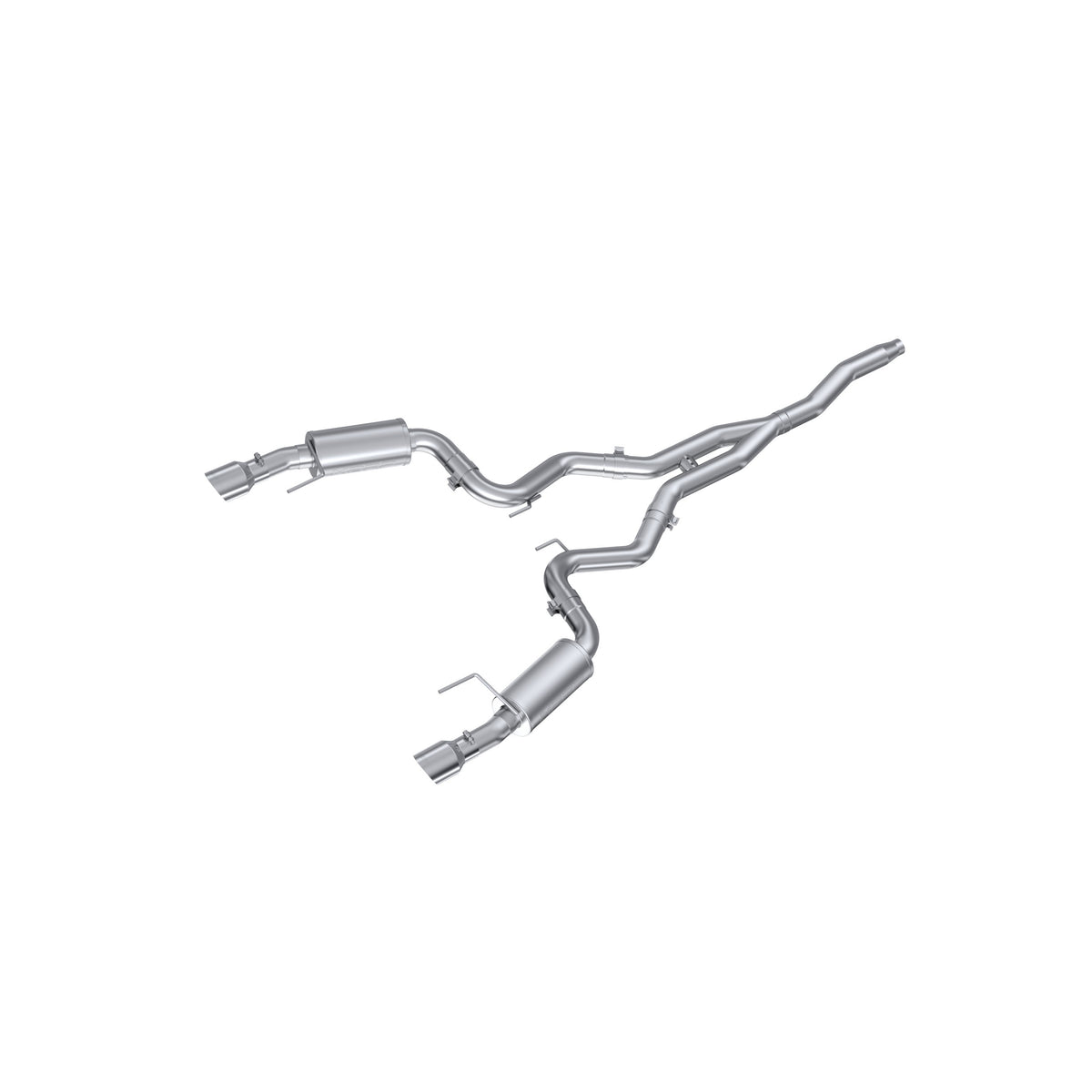 MBRP 3in. Cat-Back. Dual Split Rear Exit. Street Version. AL S7274AL