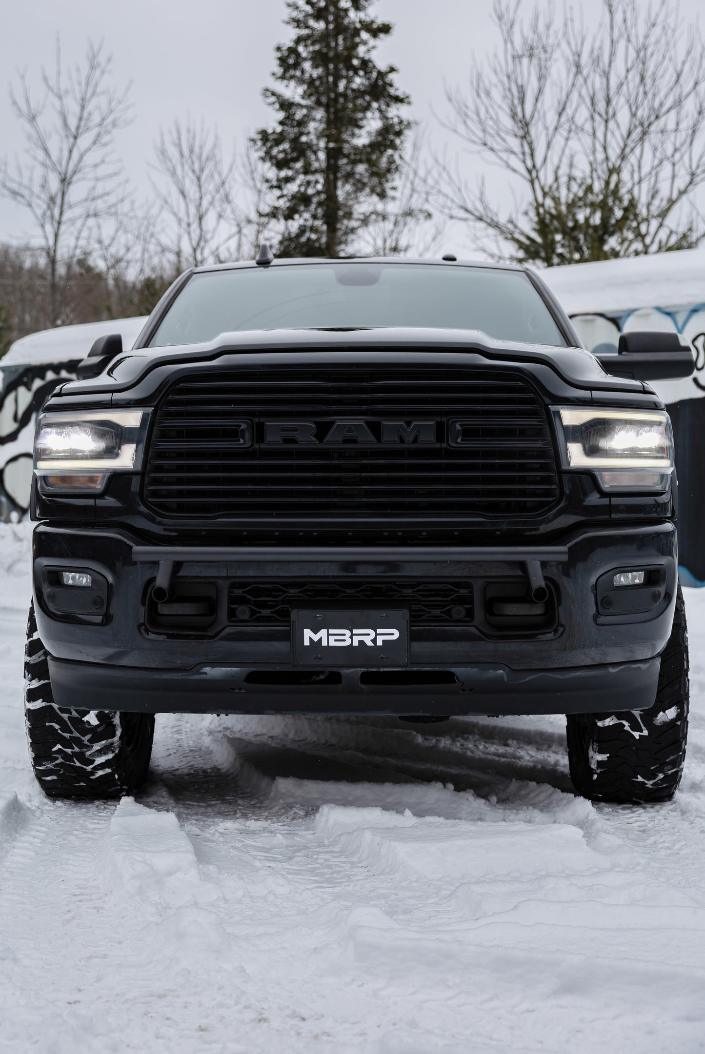 MBRP Bumper Light Mounting Bar, BLK SL5149-02