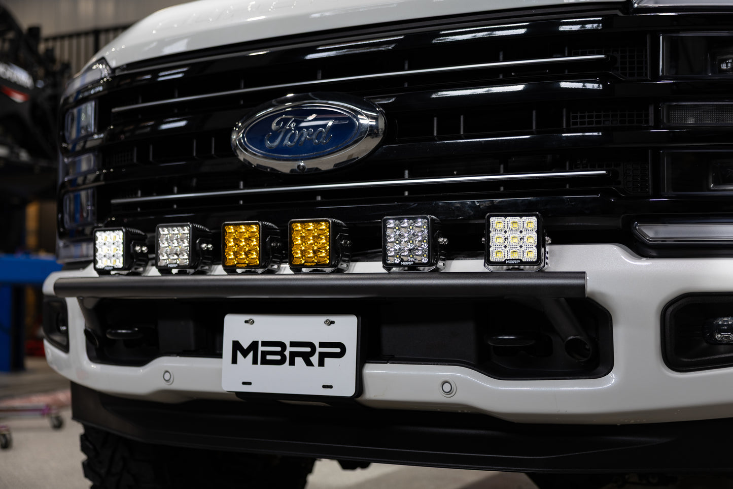 MBRP Bumper Light Mounting Bar, BLK SL5247-02