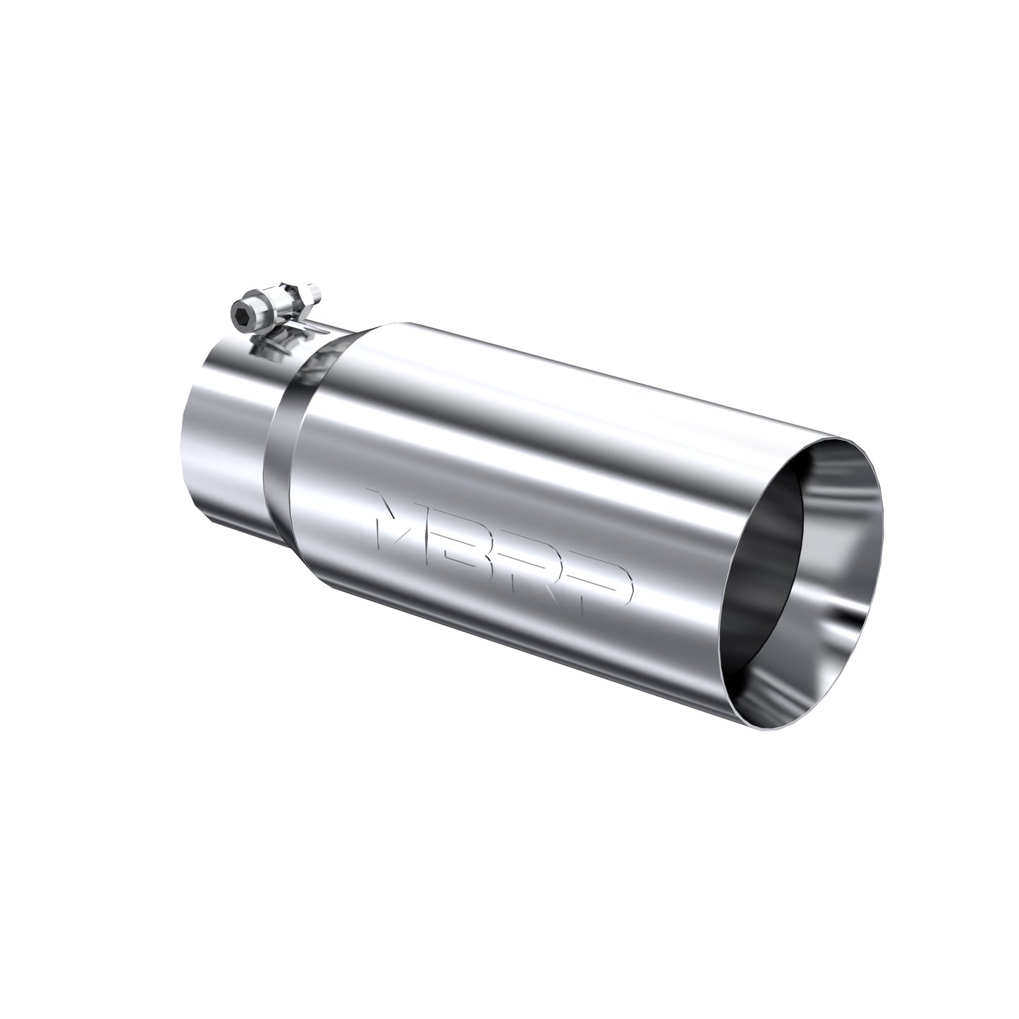 MBRP 5" OD.. Dual Wall Straight. 4" Inlet. T304 Stainless Steel. T5049