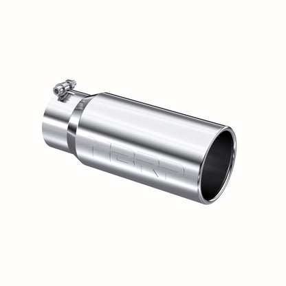 MBRP Tip. 5in. O.D. Rolled Straight 4in. inlet 12in. length. T304. T5050