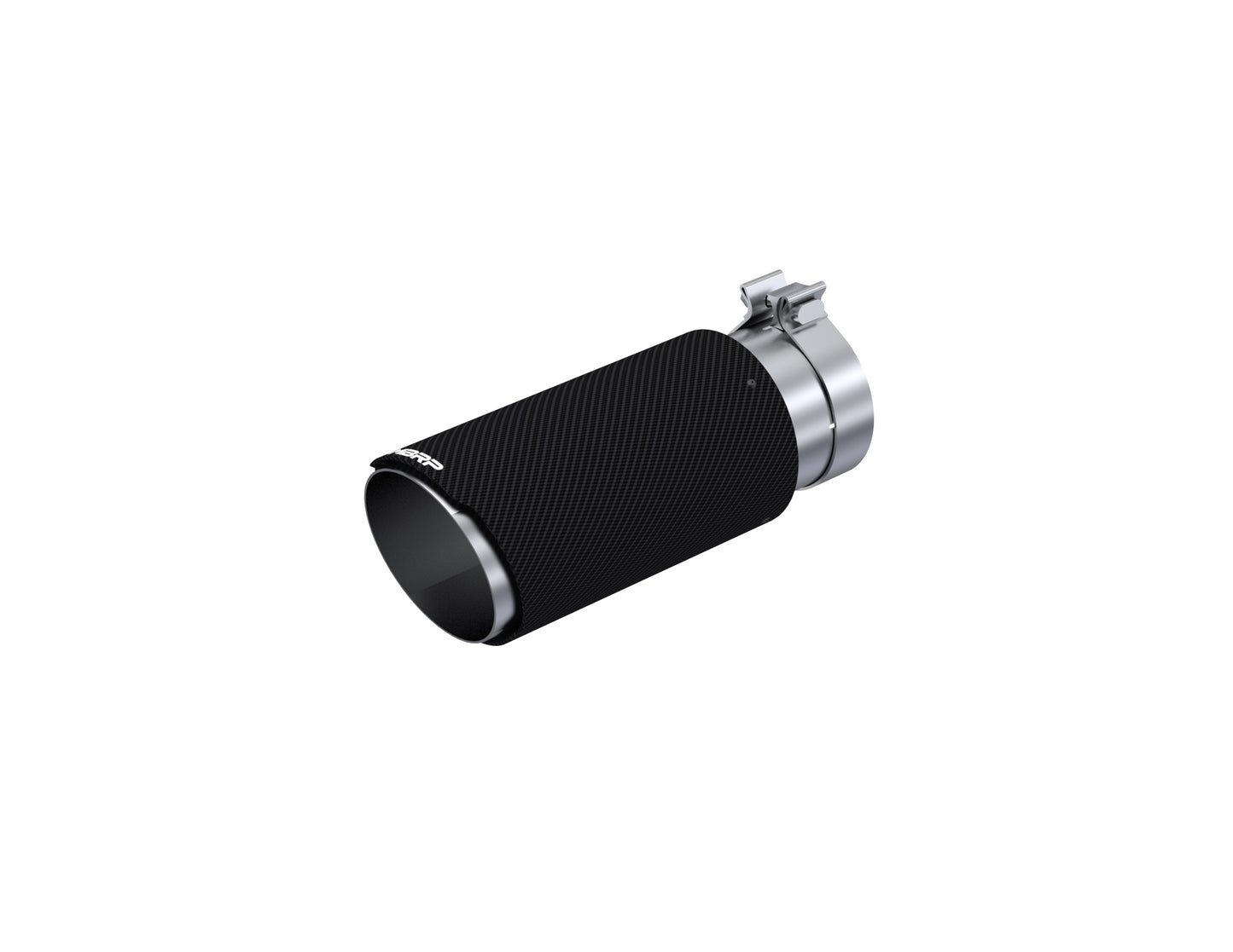 MBRP 5 Inch OD, 4 Inch ID, 12 Inch Length,Angled Rolled End, T304 CF. T5051CF