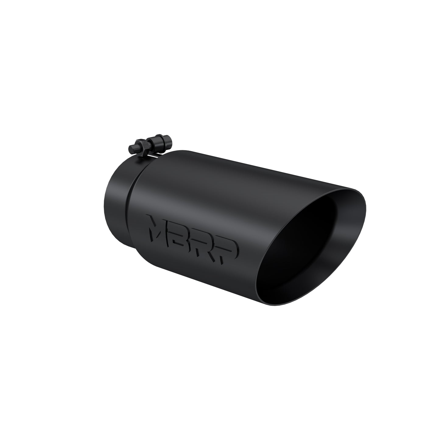MBRP Tip. 5in. O.D.. Dual Wall Angled. 4in. inlet 12in. Length. BLK T5053BLK