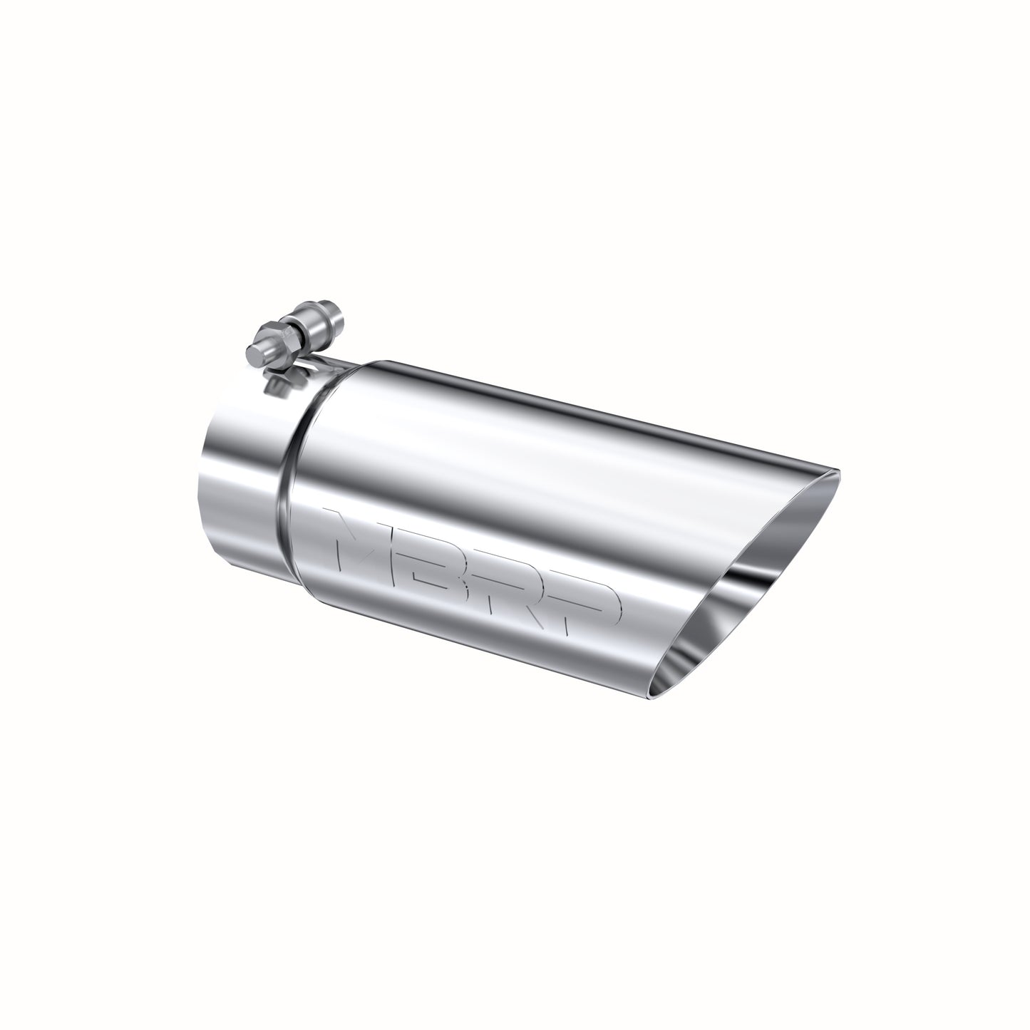 MBRP Tip. 3in. O.D. Dual Wall Angled 4in. inlet 10in. length. T304. T5110