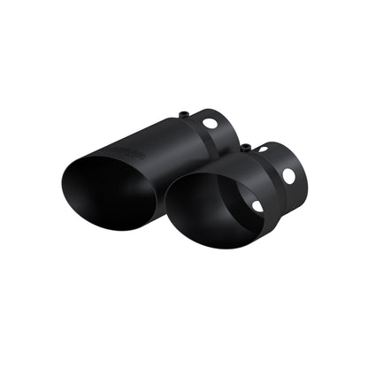 MBRP 4in. inlet 5in. Tip Cover Set-6 in. and 9 in. in length. BLK. T5111BLK