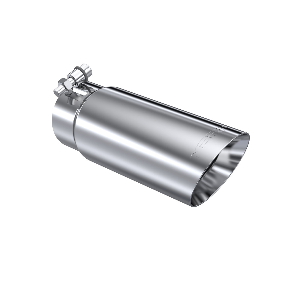 MBRP Tip. 3in. O.D. Dual Wall Angled End 3in. inlet 12in. length. T304 Stainless. T5114